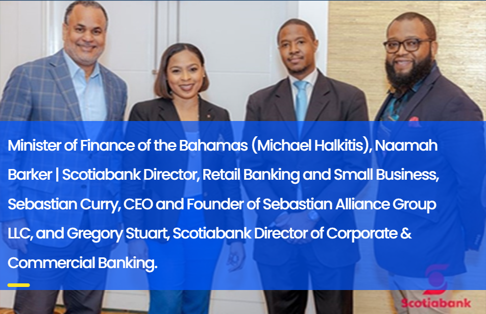 Minister of Finance with SAG and Scotiabank leadership